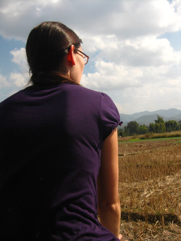 Looking out over the hills of Hongsa, Laos hongsa, laos