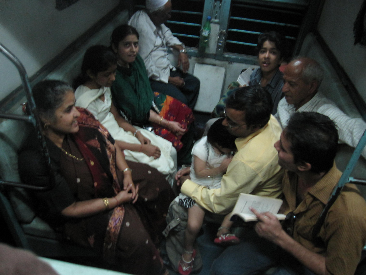 Top bunk on a packed sleeper train in India! Top bunk on a packed sleeper train in India!