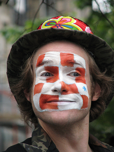 Actor at the Edinburgh Fringe Festival, Scotland