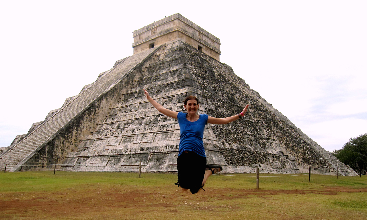 Jumping Shot at Chichen Itza