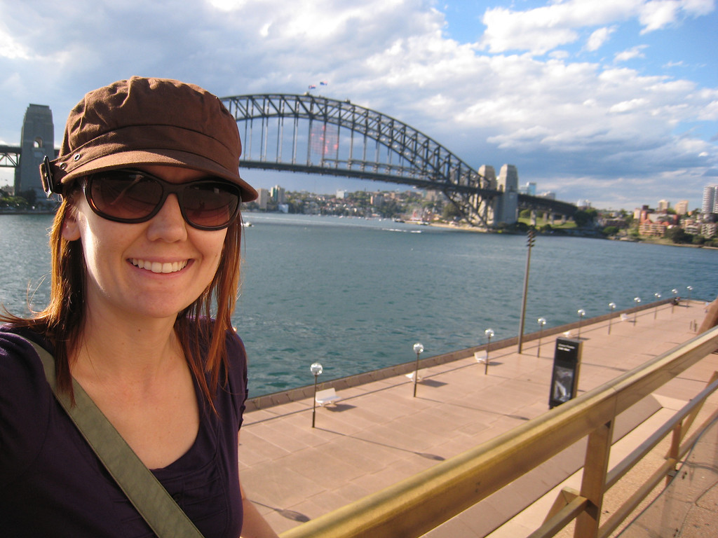 Selfie at the Sydney Harbor bridge