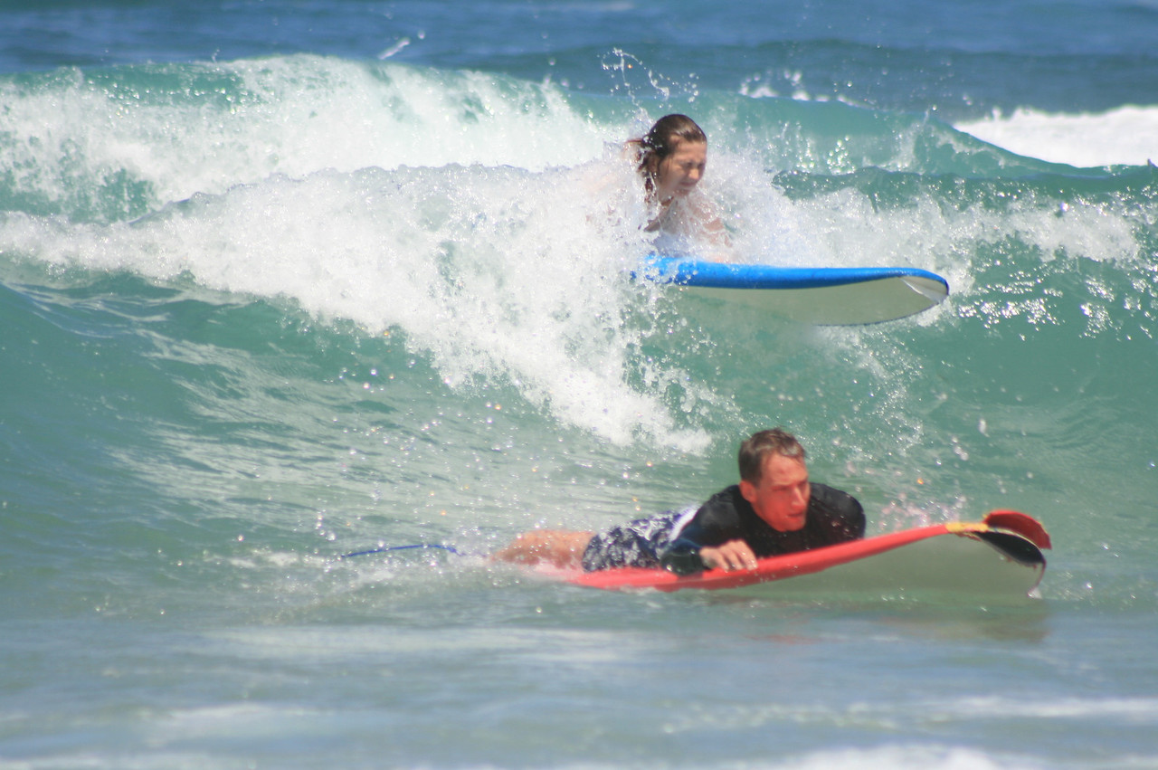 Even surfing in Australia was an adventure sport that required