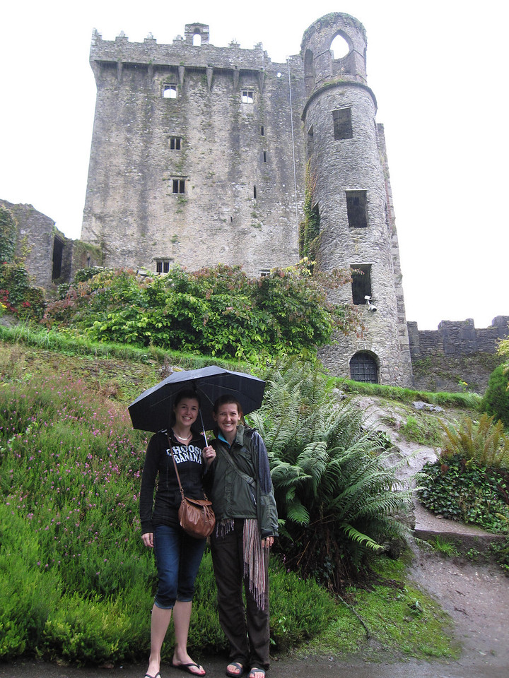 rainy in visiting blarney castle