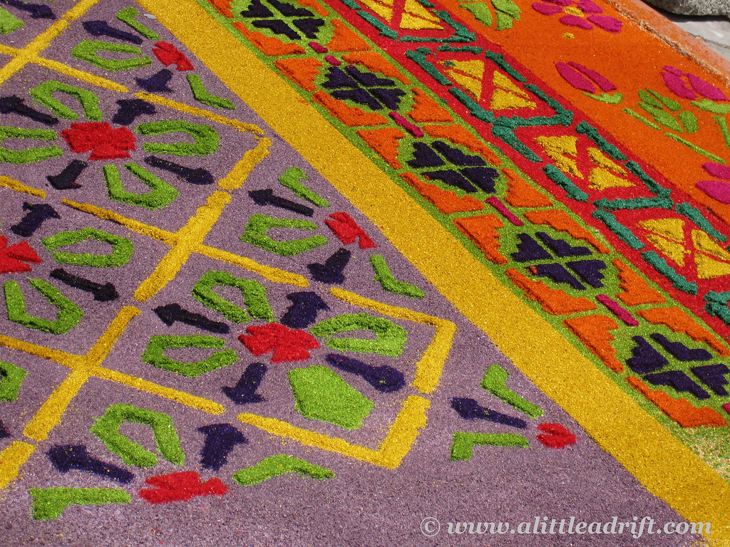 geometric carpet patterns semana santa