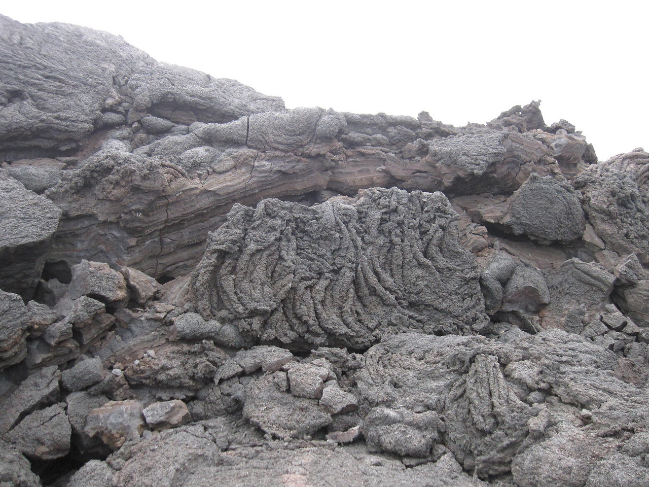 lava rock on Pacaya volcano