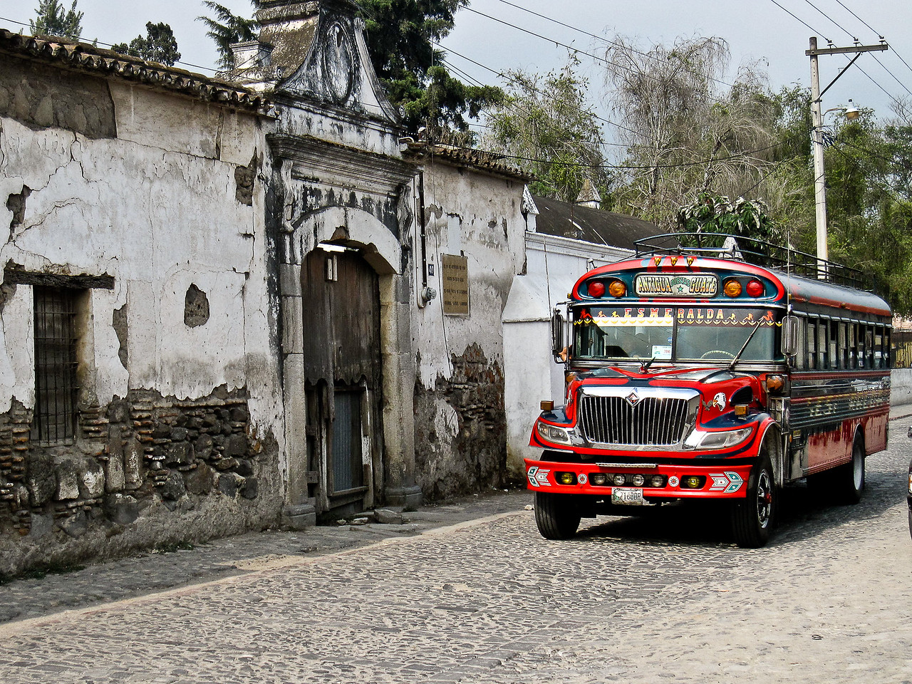 guatemalan chicken buses are among the most elaborately decorated in central america