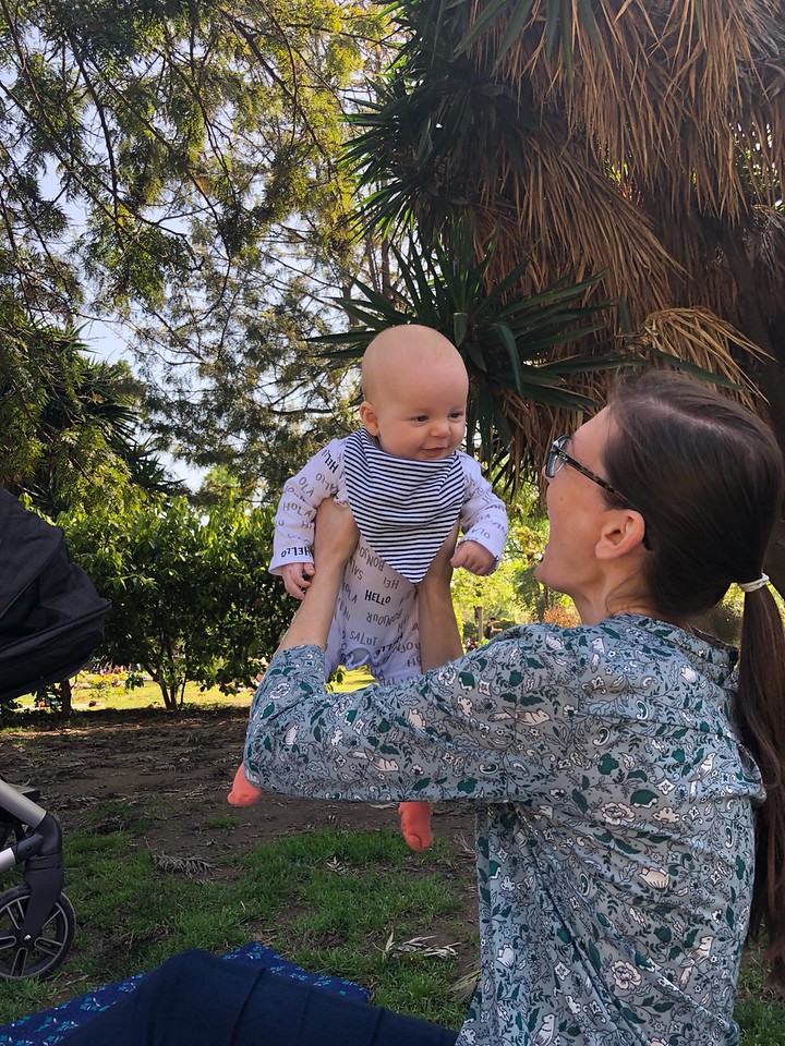 My friends Victoria and Steve brought their tiny man along for his first international trip. Barcelona