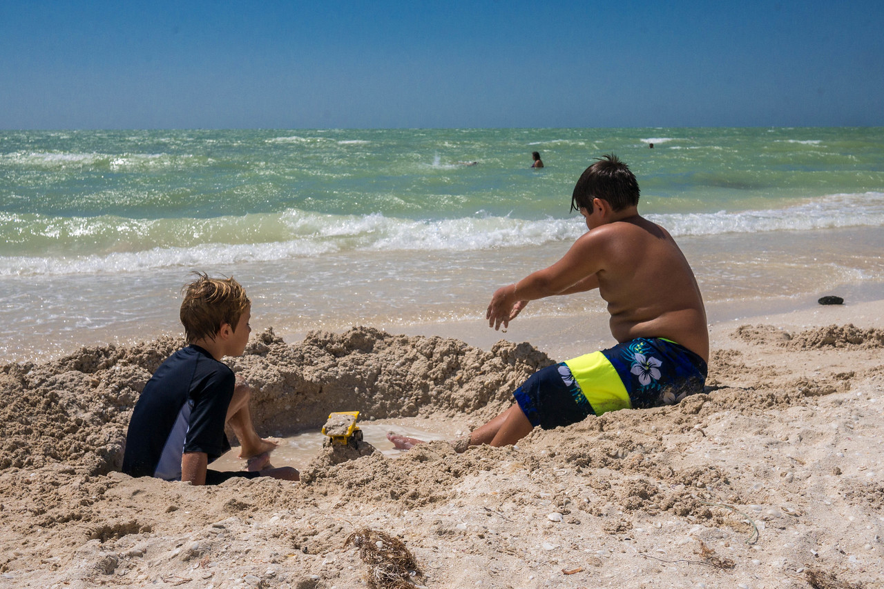 beach Celestun Biosphere Reserve in the Yucatan, Mexico