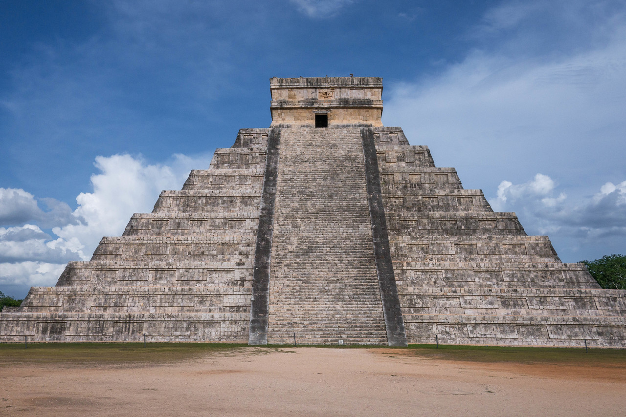 Chichen Itza Kukulcán Maya Temple, also known as el castillo