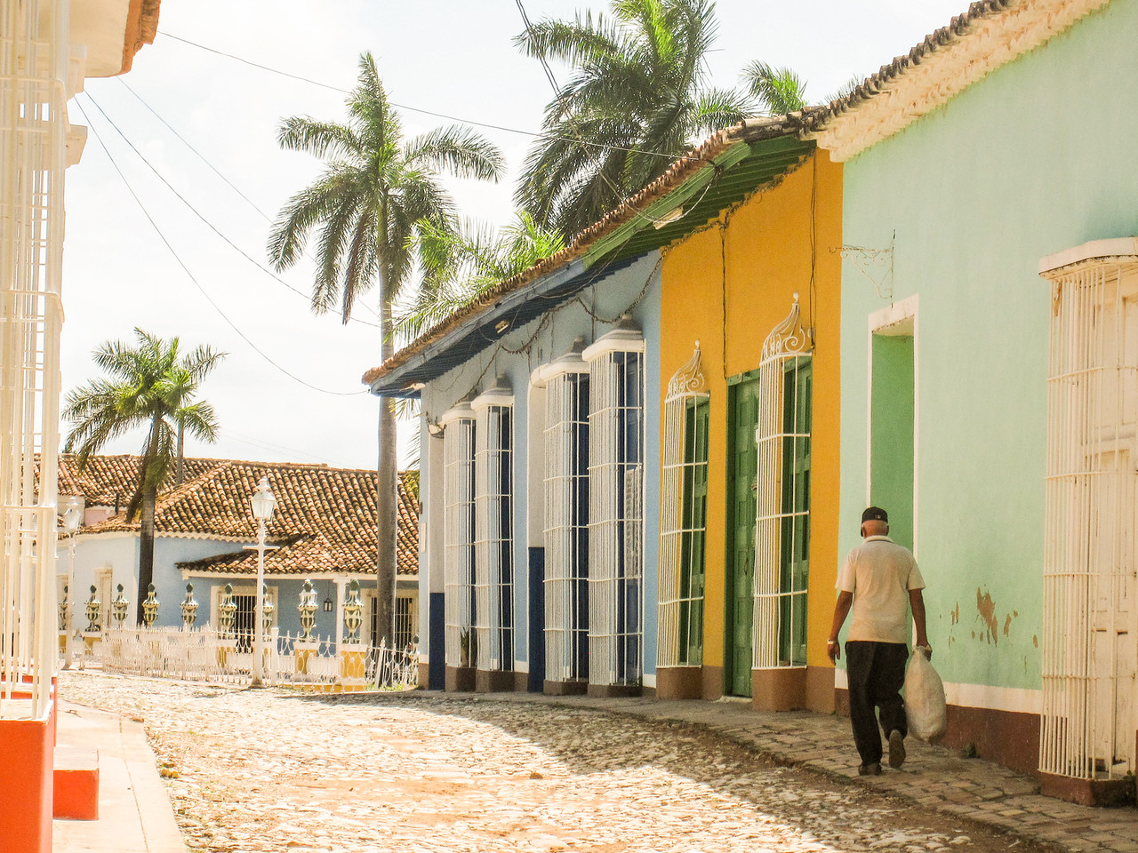 colorful streets Trinidad
