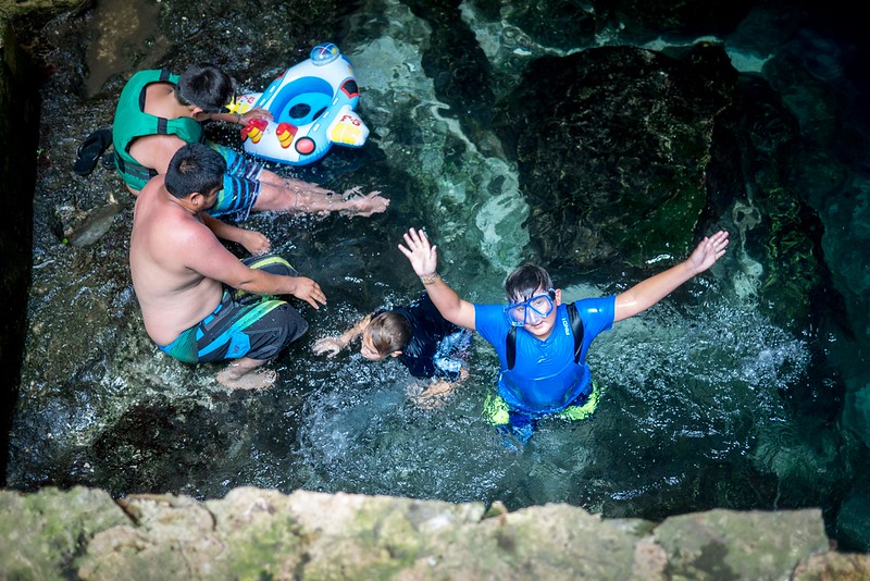 The blue waters of Cenote Chacsinicche blue waters of cenote chacsinicche is a must visit in the yucatan with kids
