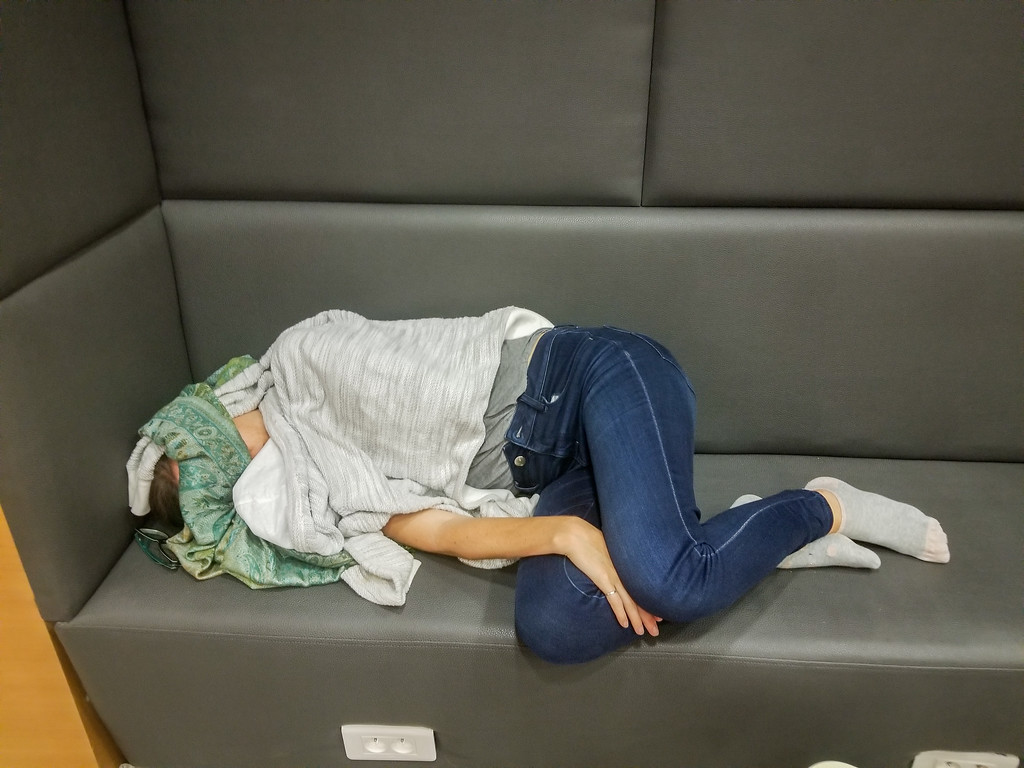 Napping on long-term round the world trip
