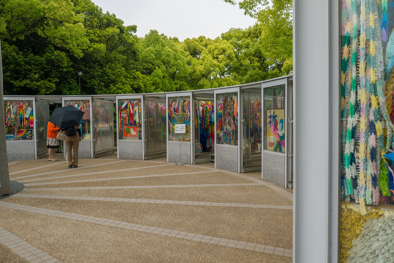 Paper Cranes at the Hiroshima Peace Memorial