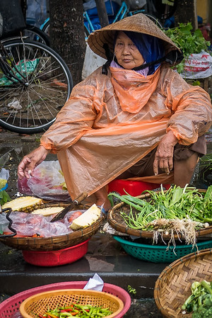 A vendor in Hoi An, Vietnam.
