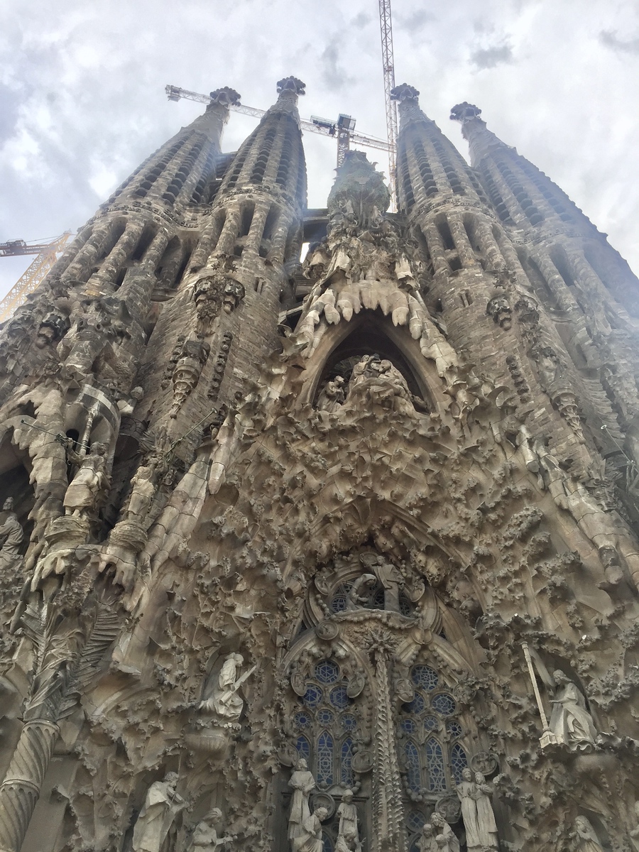 La Sagrada Familia in Barcelona, Spain