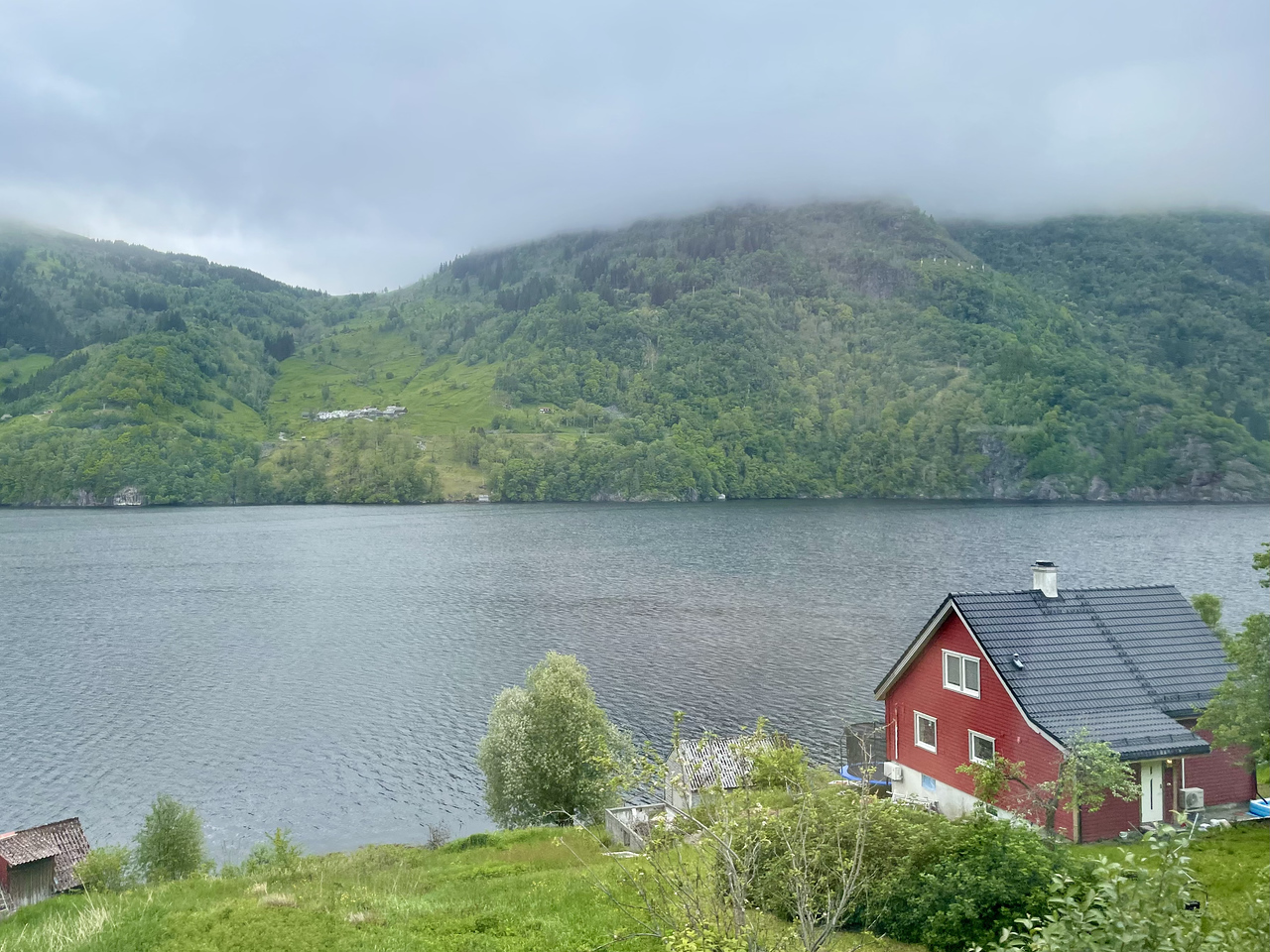 Views from the Bergensbanen train journey with kids in the family car