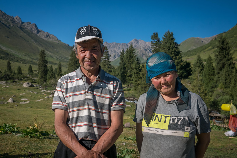 Danik and Yrskul the shepherds of Eki Chat Jyrgalan