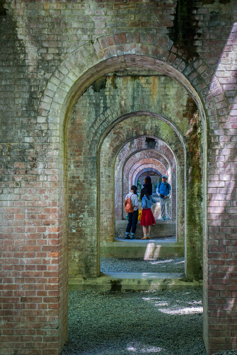 The walls of the aqueduct at Nanzen-ji Temple in Kyoto, a UNESCO World Heritage City. Nanzen-ji Temple aqueduct