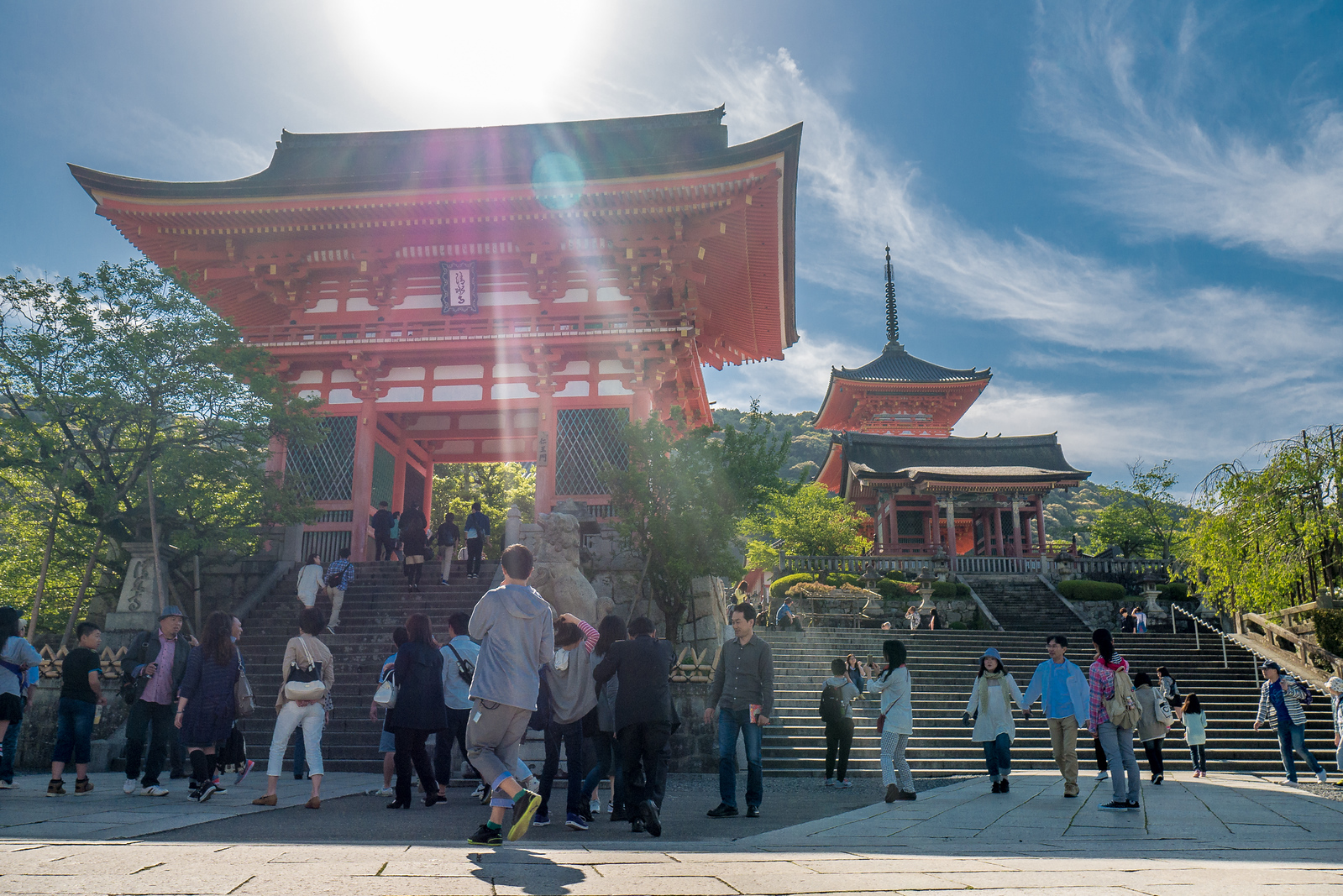 The Kiyomizu-dera (officially Otowa-san Kiyomizu-dera) Buddhist temple in Kyoto, Japan. Kiyomizu-dera kyoto