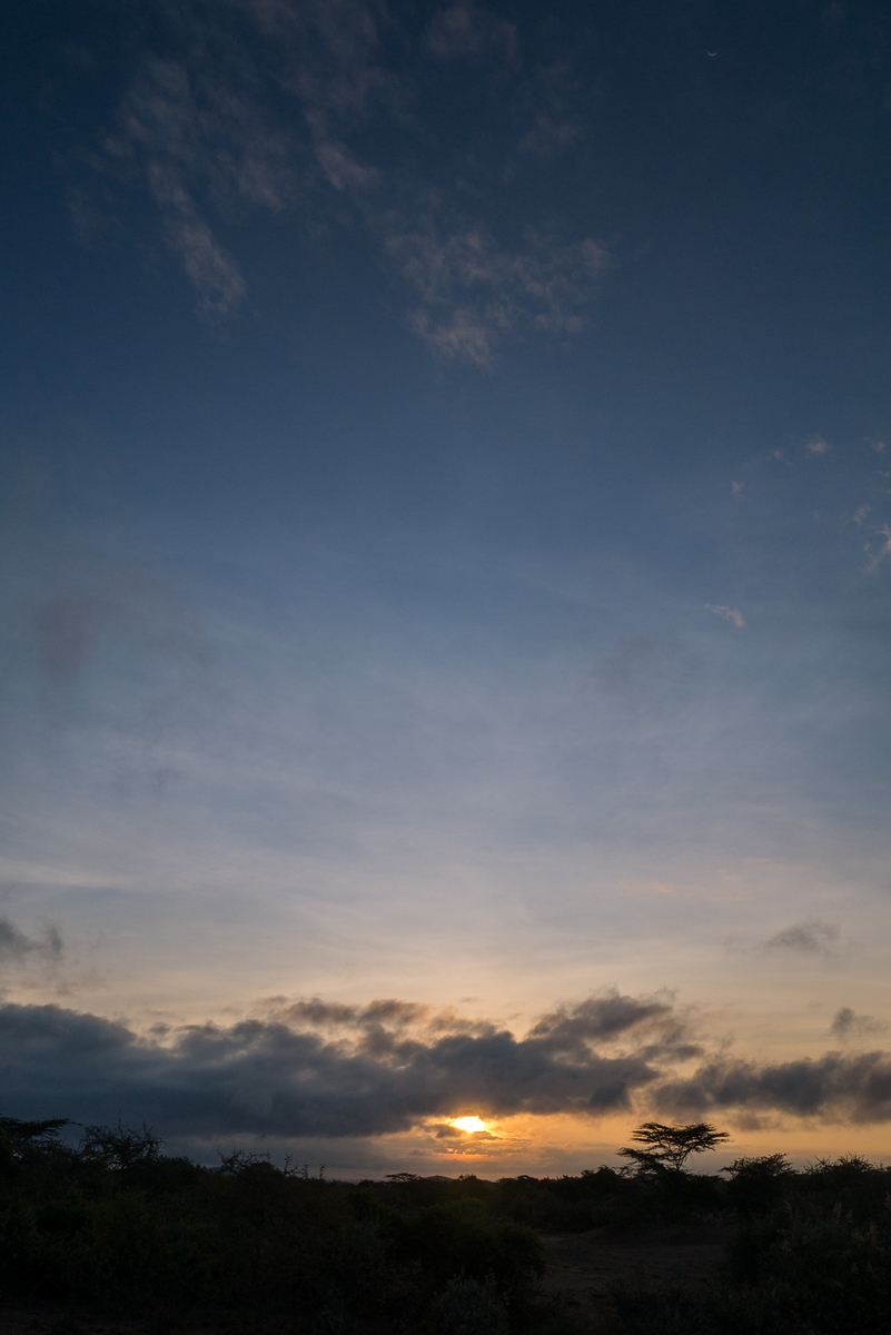 Experiencing a beautiful sunrise at a sustainable, ecotourism camp located outside of Narok, Kenya. sustainable tourism Kenya