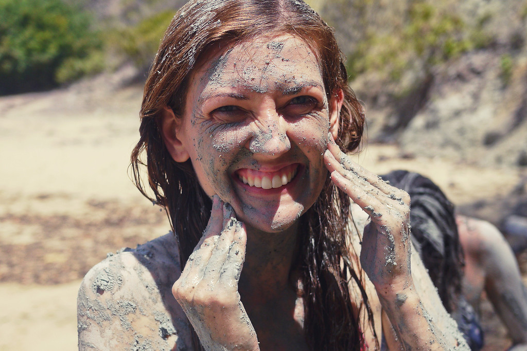 a mud beach in near San Pancho, Mexico