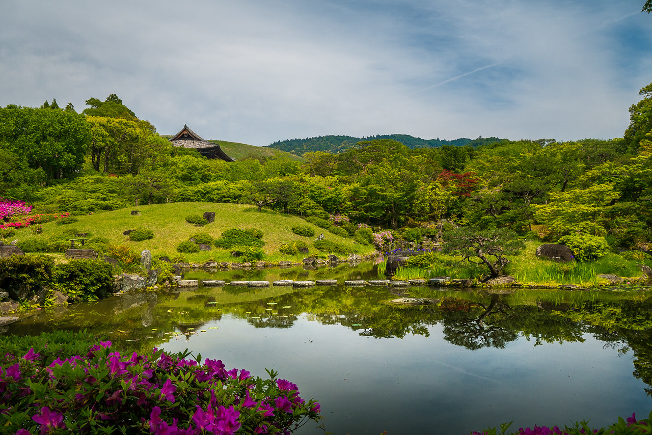 Isui-en Garden in Nara, Japan