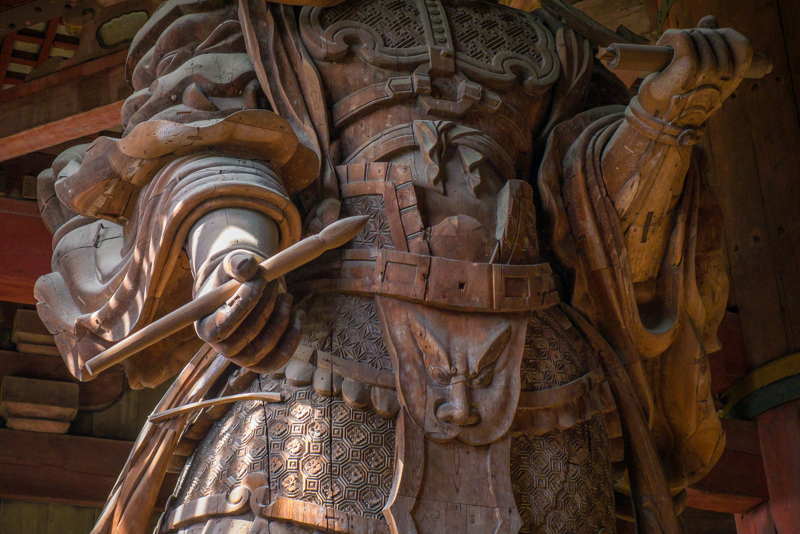Komokuten is one of the Buddha's guardians. Komokuten in nara, japan
