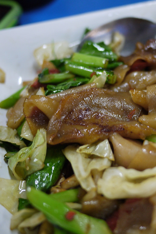 Pad see ew food in Thailand