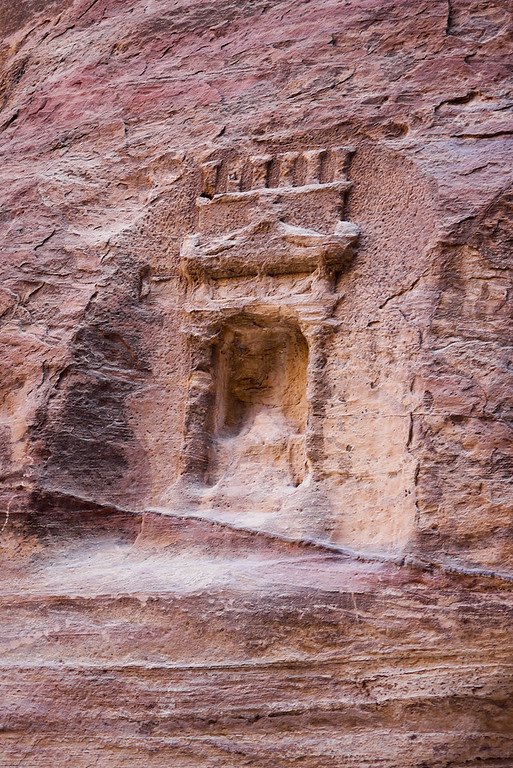 Stone carvings, Petra, Jordan.