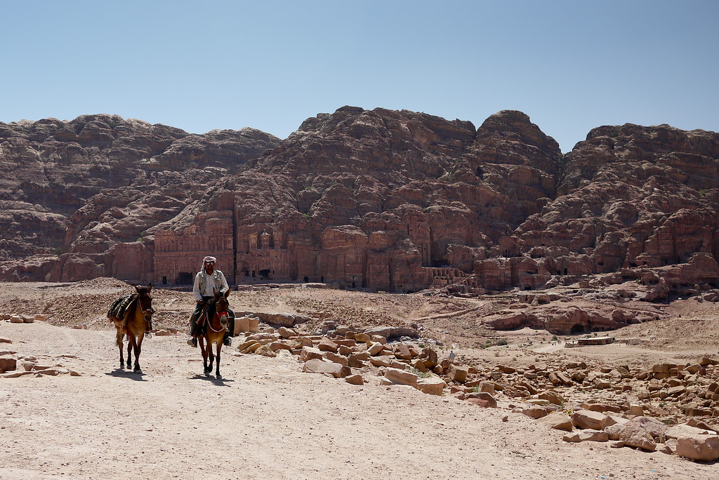 in Petra, Jordan.