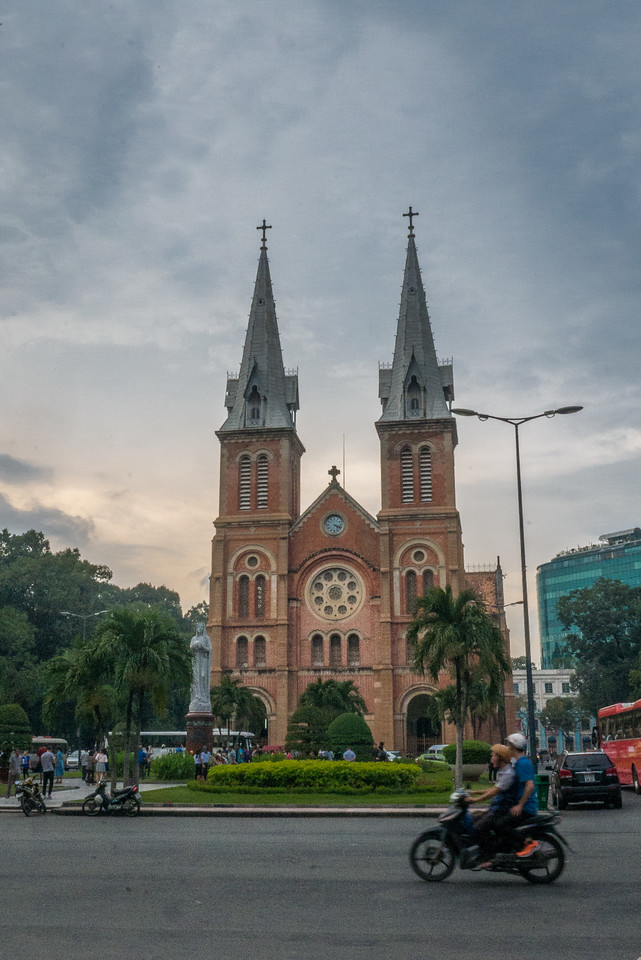 Notre Dame Basilica in Ho Chi Minh City. Notre Dame Basilica (Nhà thờ Đức Bà Sài Gòn) in Ho Chi Minh city