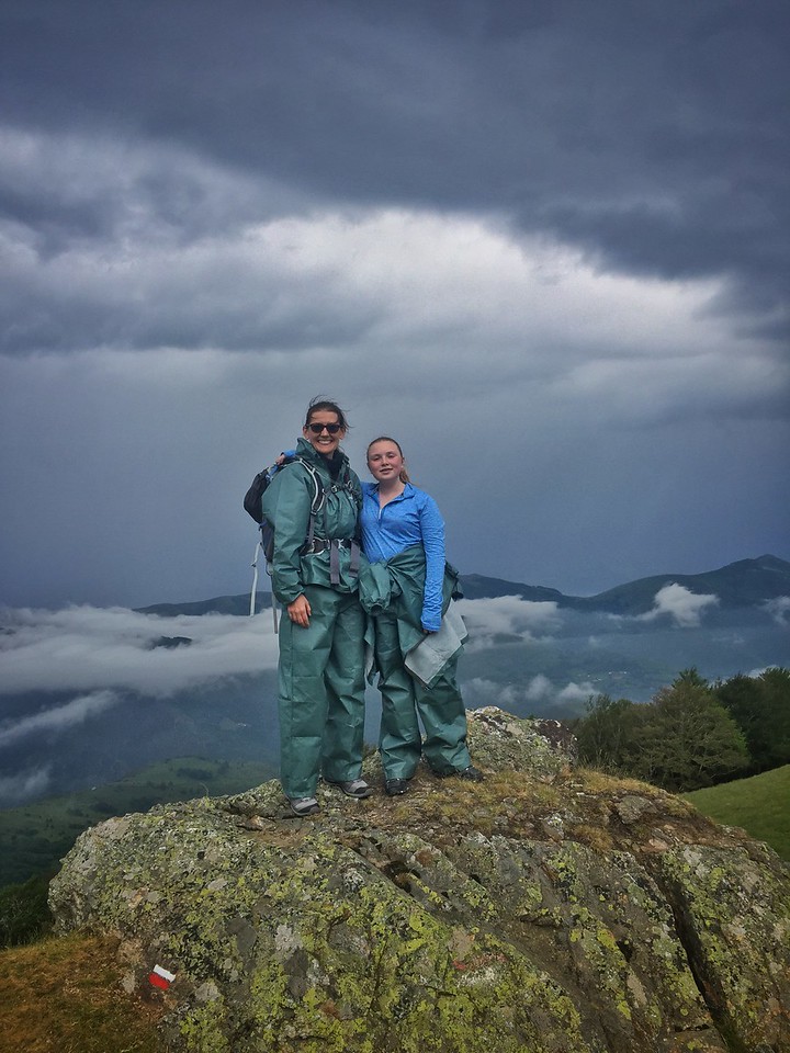Living in the mountains means hiking and cool weather