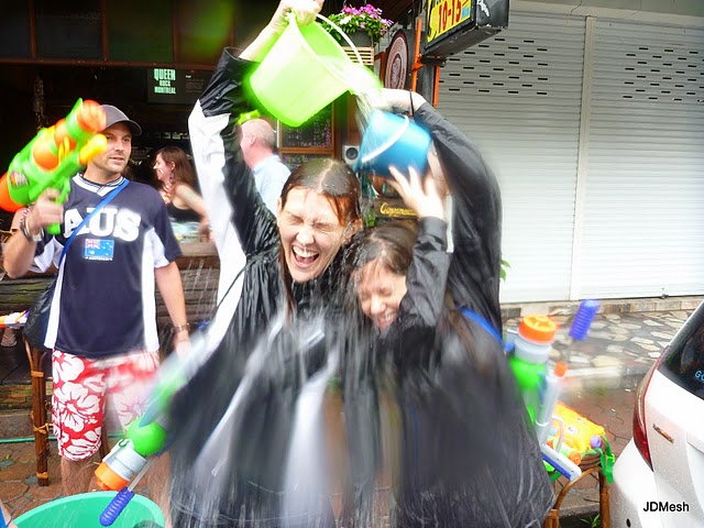 Celebrating Songkran with my bestie in Chiang Mai