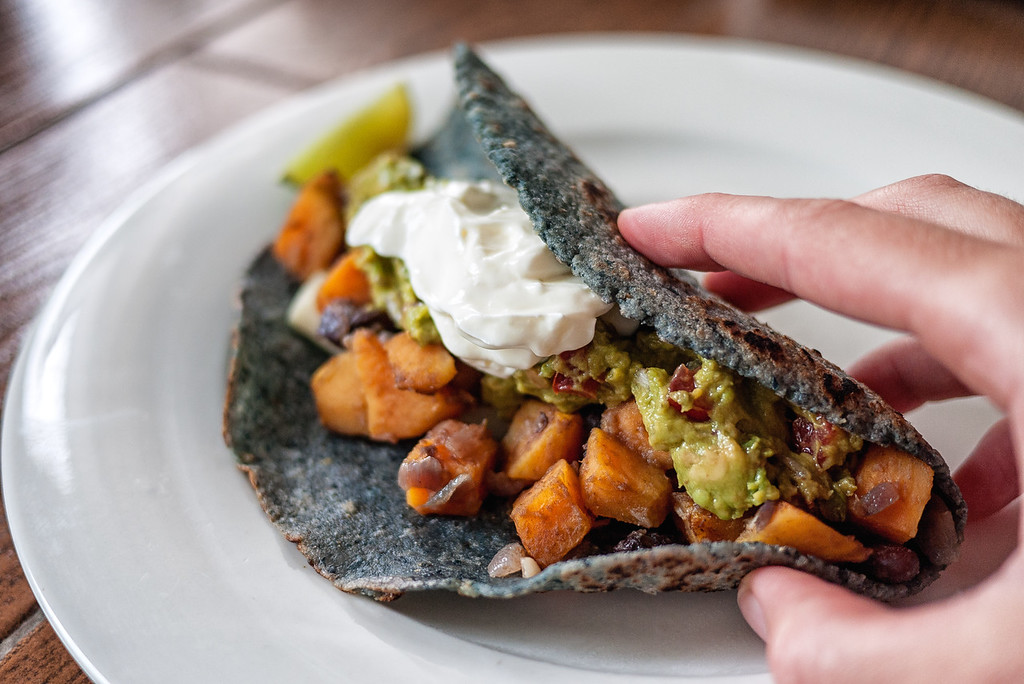 Simple black bean and sweet potato recipe