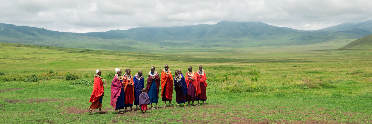 Maasai in the Ngorongoro Conservation Area Maasai in the Ngorongoro Conservation Area
