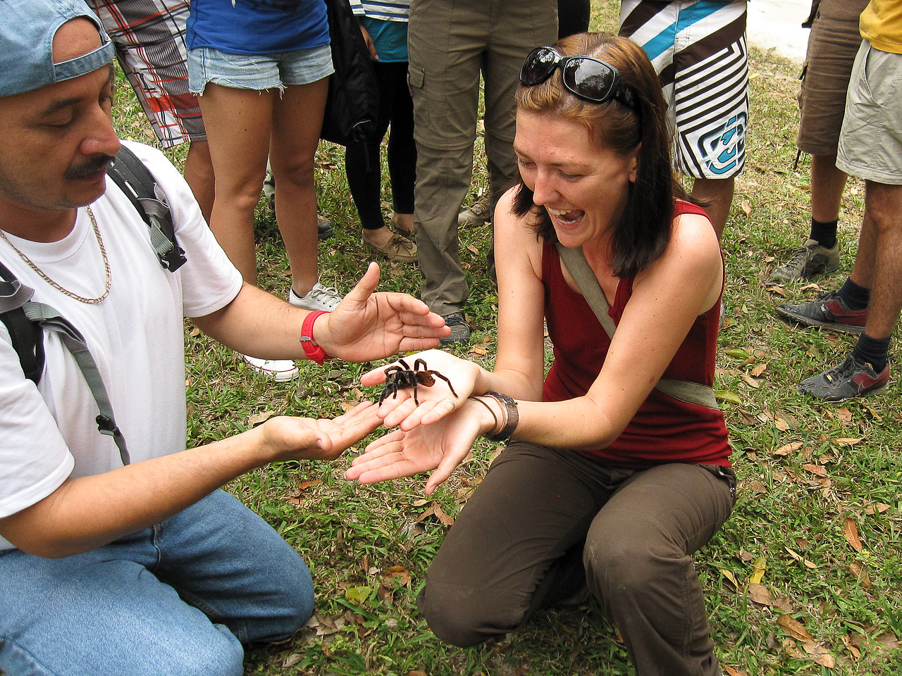 Holding a tarantula in Guatemala was about facing fears and not so much safety
