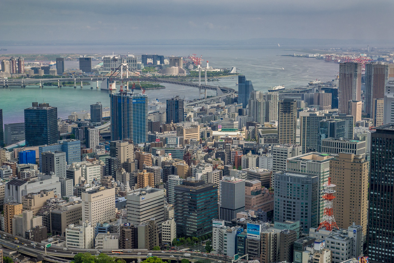 View from Tokyo Tower in Japan