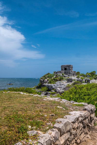 tulum ruins on the Yucatan's Riviera Maya with kids