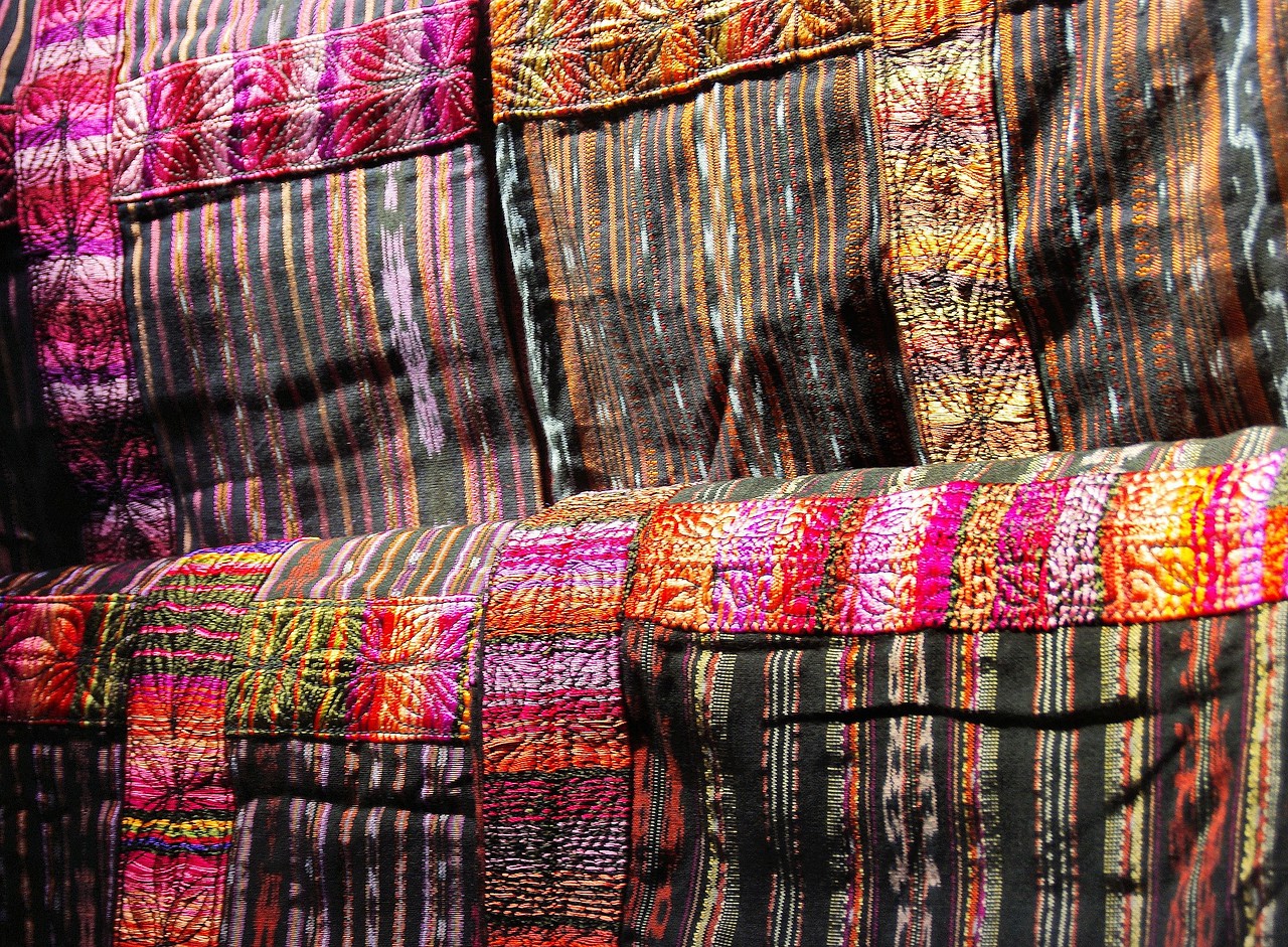 guatemalan maya textiles at chichi market