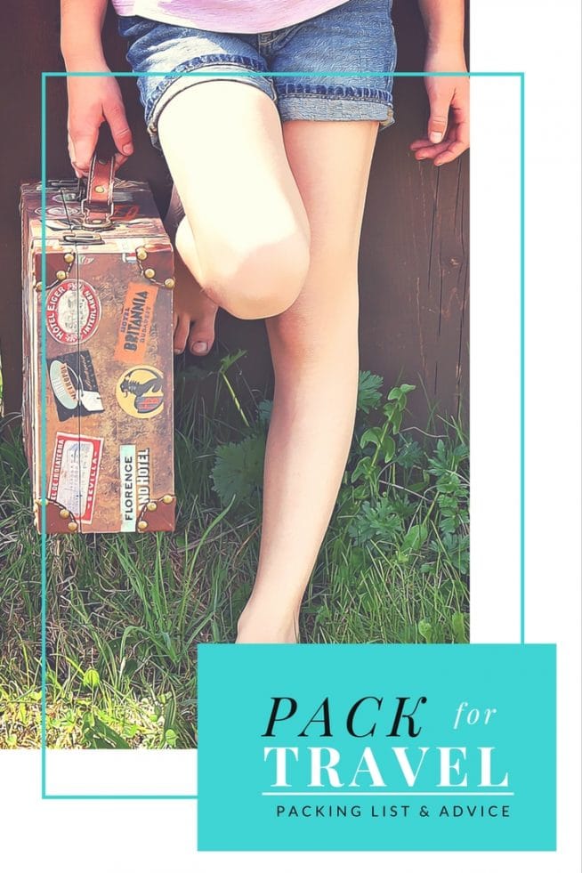 What to Pack for World Travel: Packing list with advice and tips for females planning a long-term trip.