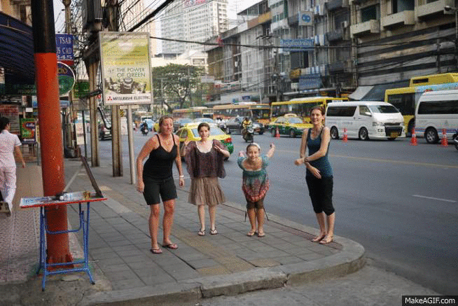 gif of streets of Bangkok, Thailand