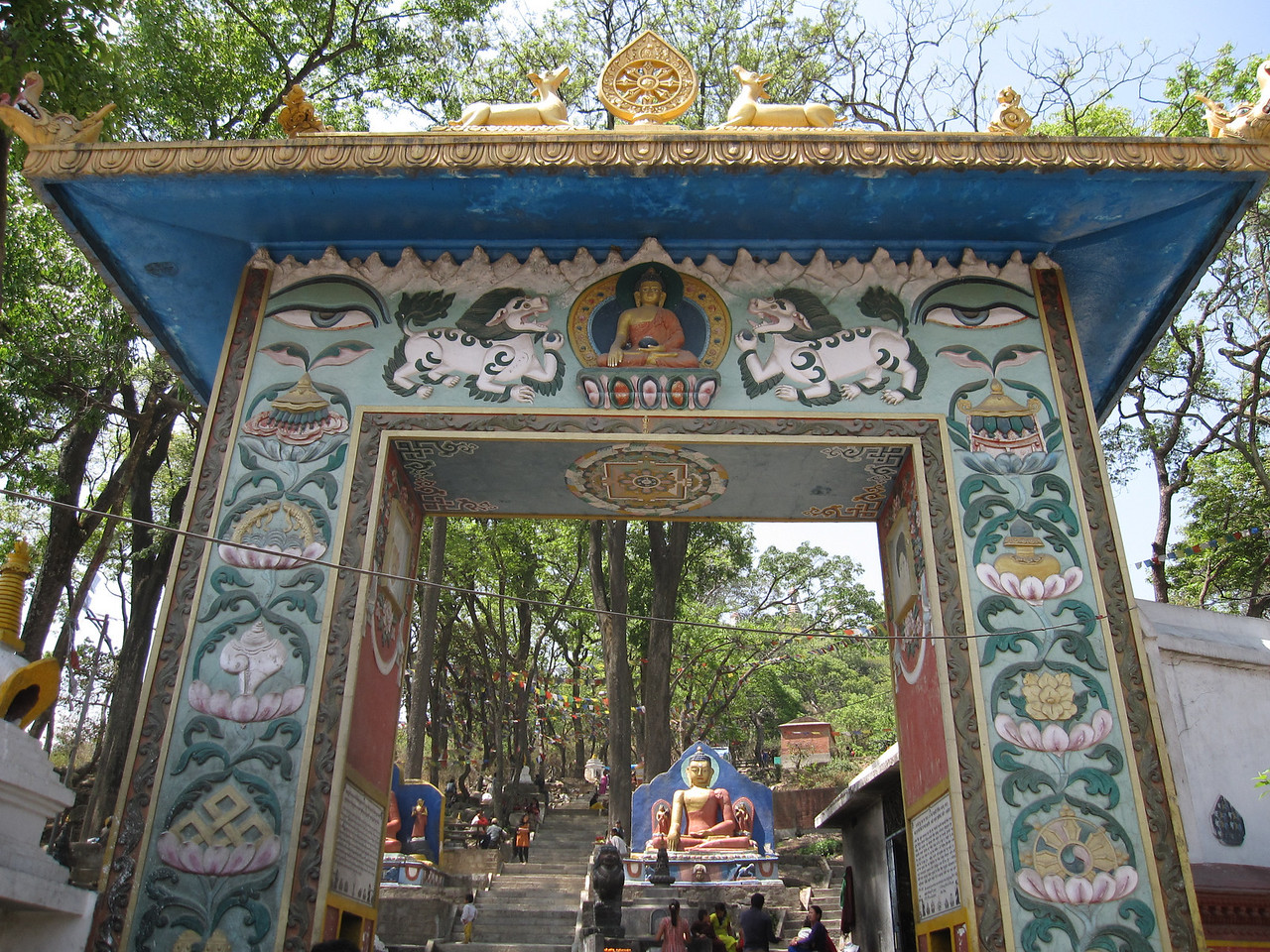 Swayambhunath Monkey Temple stairs