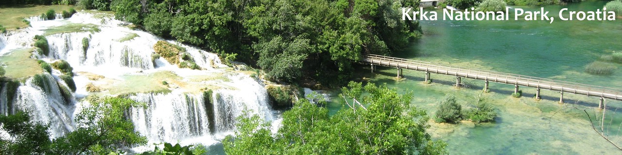 Gorgeous waterfalls at Krka National Park near Skradin, Croatia Krka National Park, Croatia