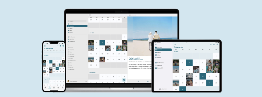 Journey online journaling app