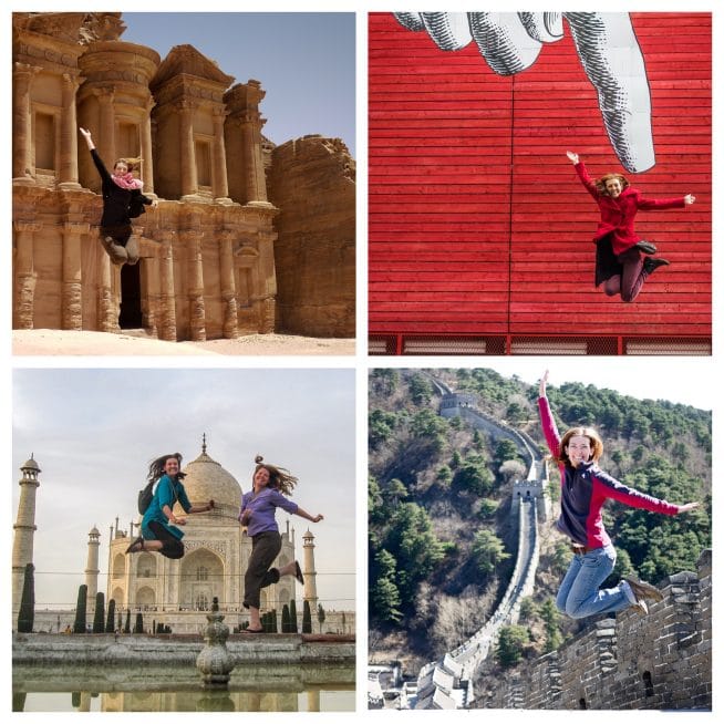 jumping shots around the world