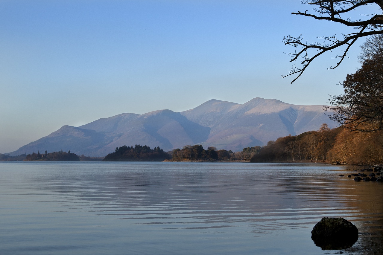 Skiddaw Mountain in the distance.