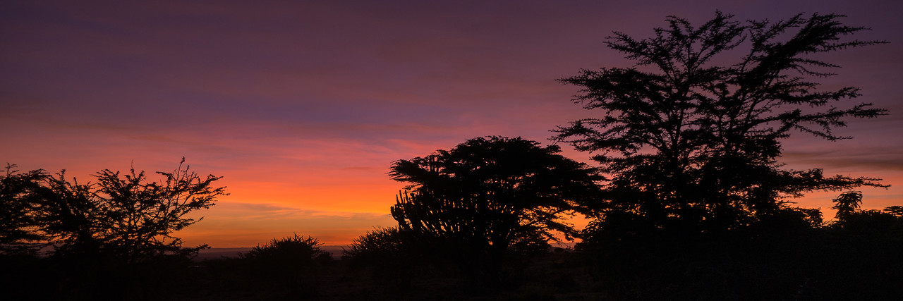 Sunrise over the Loita Plains in Kenya
