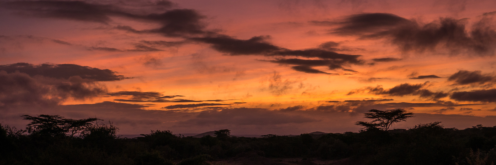 Sunrise my first morning at Maji Moto Cultural Camp in Kenya review of Salaton's Maji Moto Culutral Camp in Kenya
