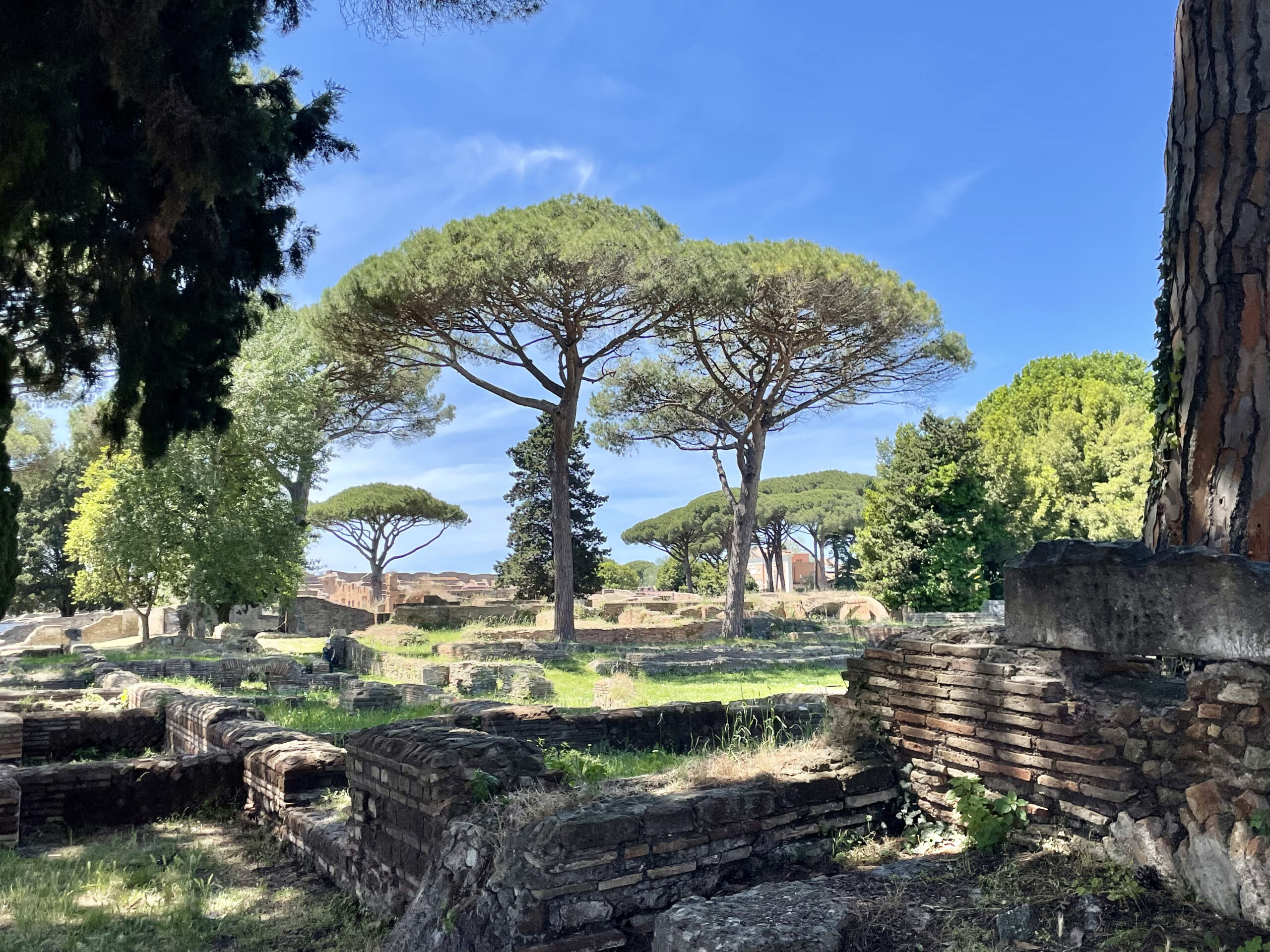 The ruins at Ostia Antica near Rome