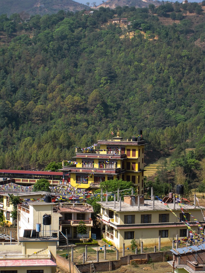Traveling nepal means visiting rural towns like Pharping, nepal